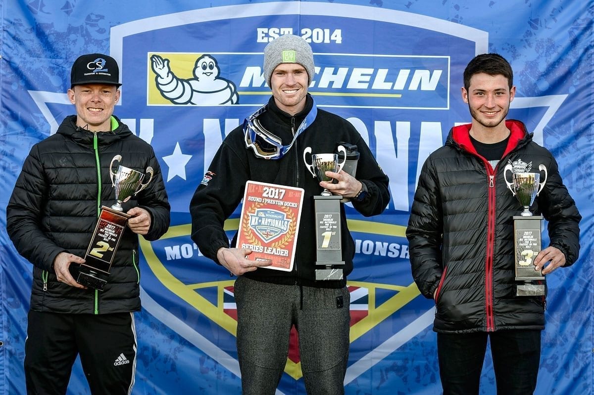 Mel Pocock MX Nationals Podium - Preston