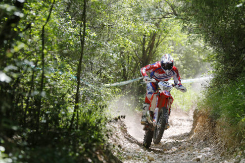 Holcombe heads to Hungary as EnduroGP points leader