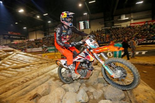 Webb takes round two of SuperEnduro in Germany.