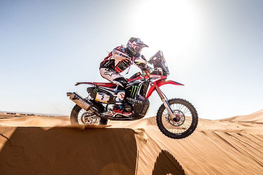 No beach holidays for Honda riders this summer but there’ll be no shortage of sand