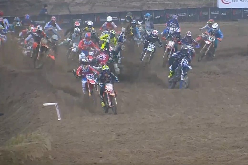 Romain Febvre Mantova Crash - 2019 International Italian Motocross