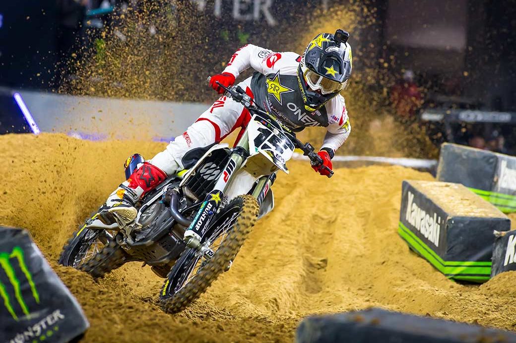 Dean Wilson earns first podium of the season at Houston SX Triple Crown