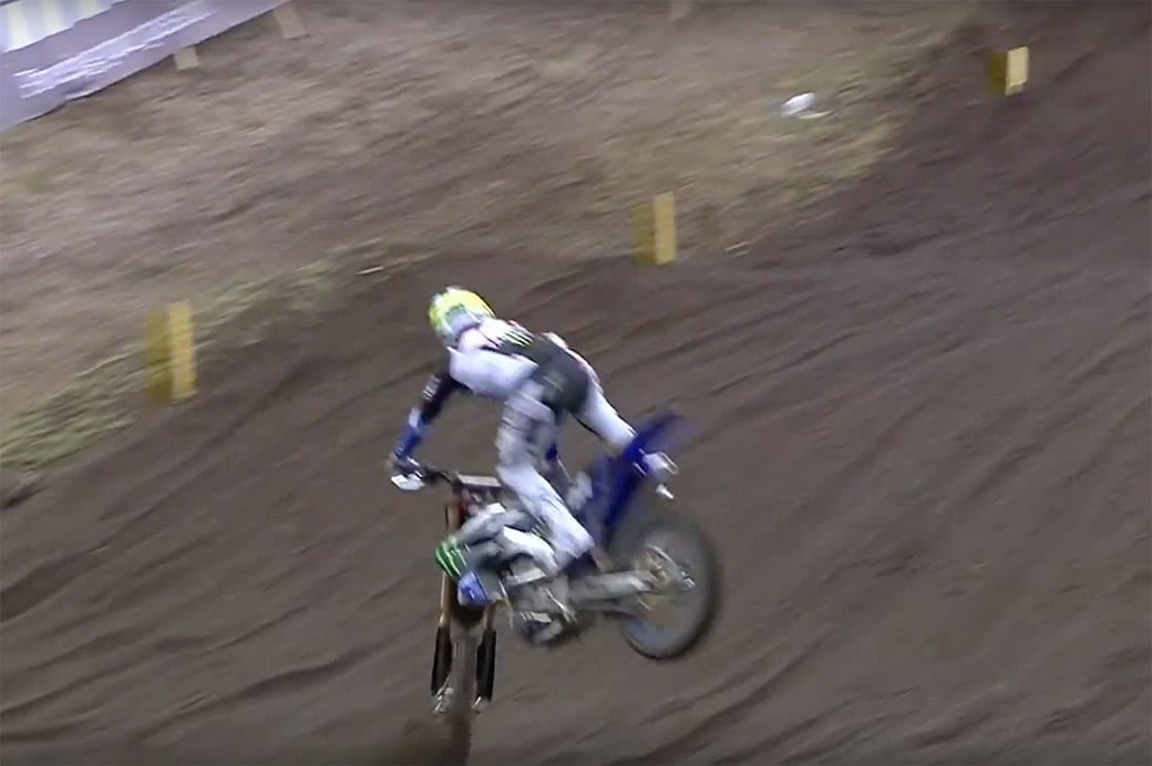 Romain Febvre Crash: MXGP of Argentina