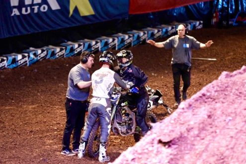 AX ban after punch-up – Ashley Greedy and Gradie Featherstone kicked out of Arenacross series