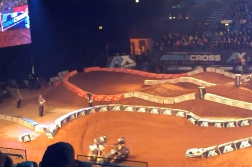VIDEO: Ashley Greedy AX Birmingham crash – gets huge Arenacross ban