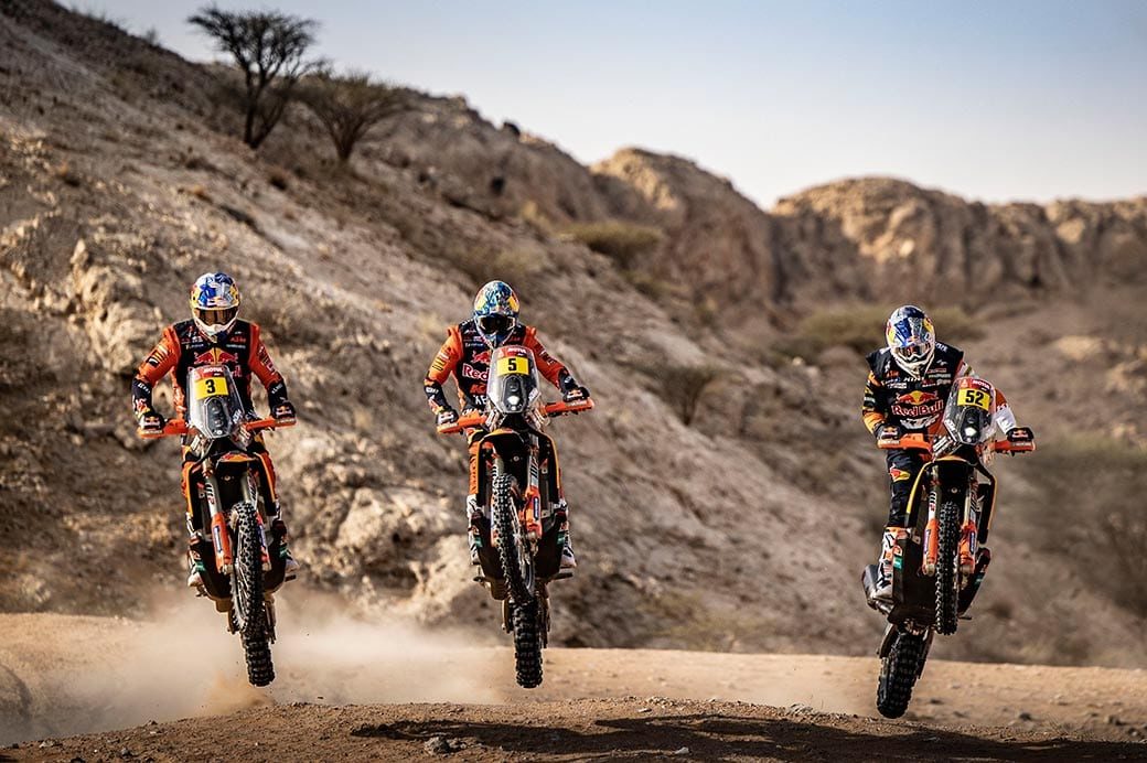 Red Bull KTM Factory Racing fully loaded for 2021 Dakar ...
