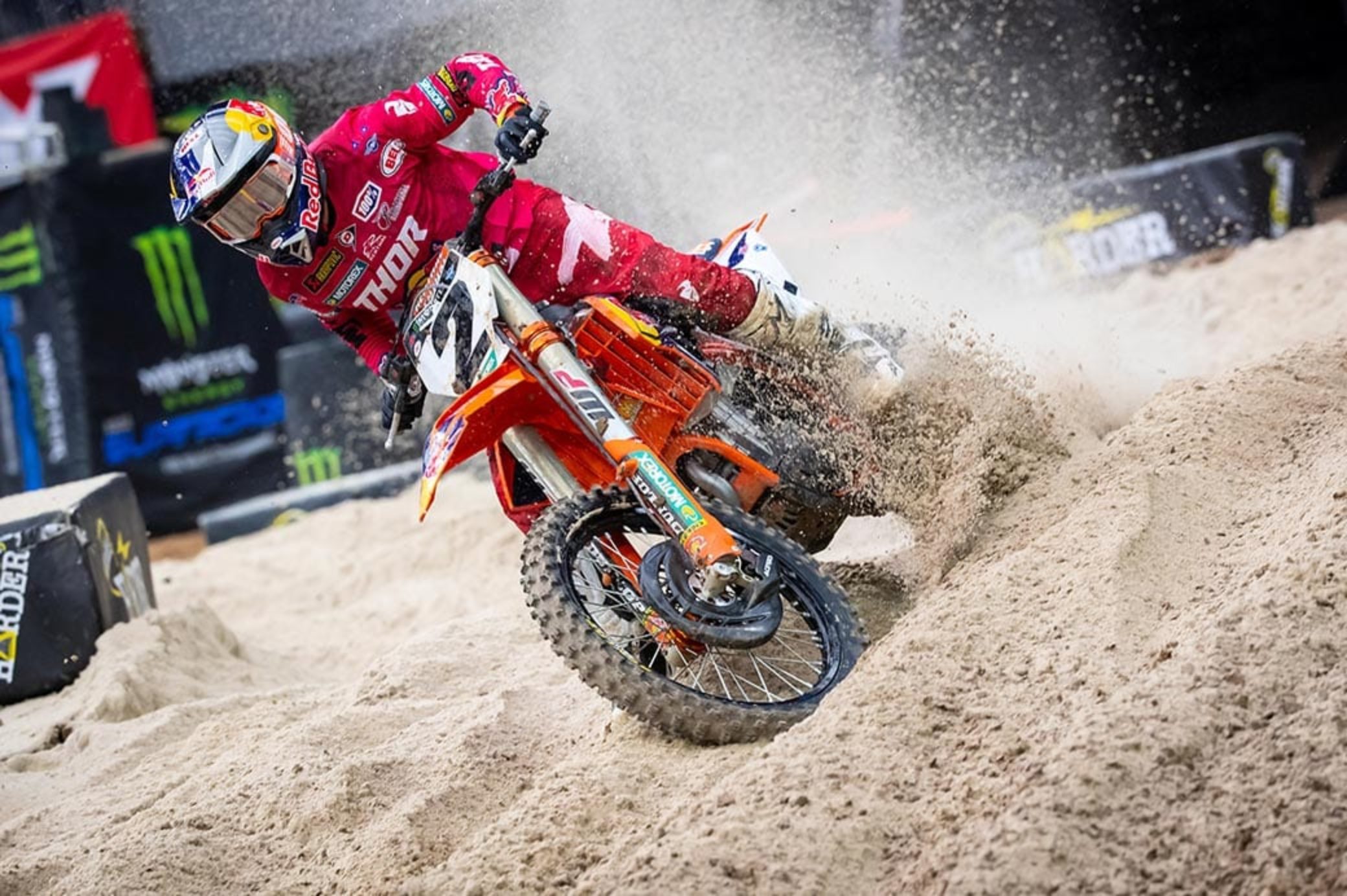 Cooper Webb fight back to finish fourth at second Houston round