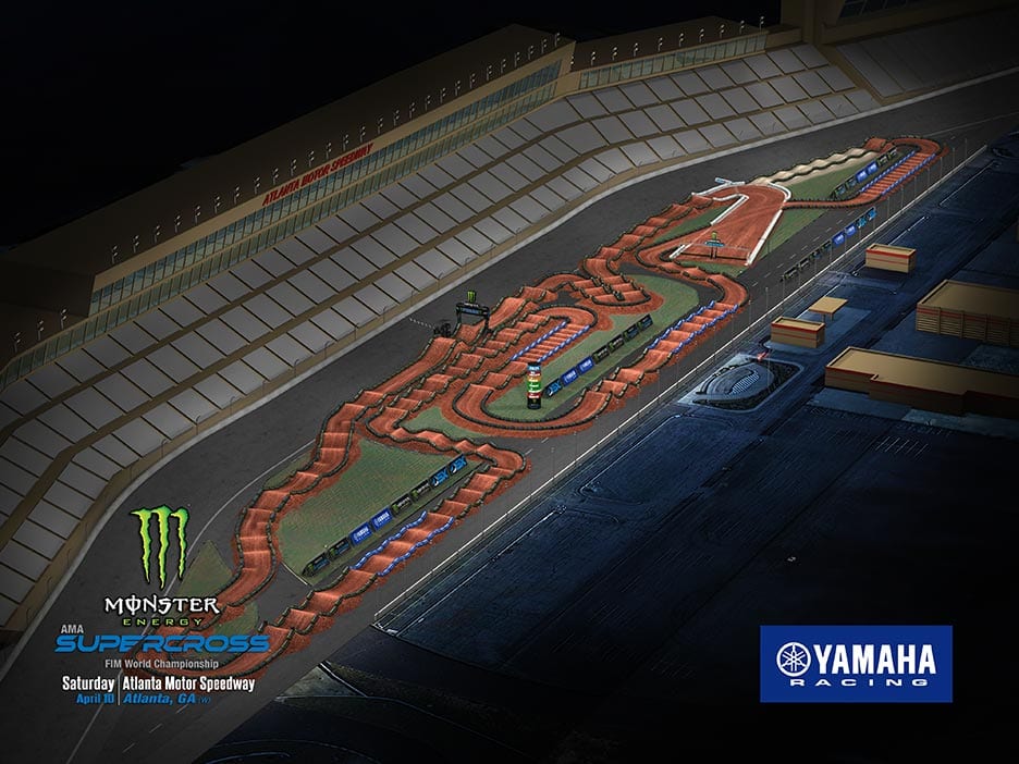 2021 Atlanta 1 Track Map