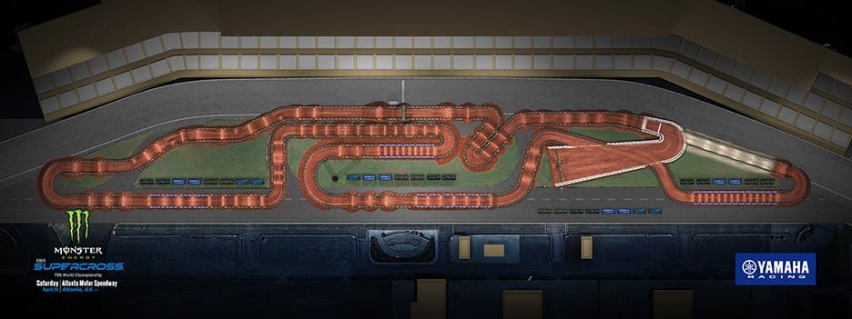 2021 Atlanta 1 Track Map