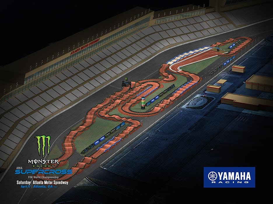 2021 Atlanta 3 Track Map