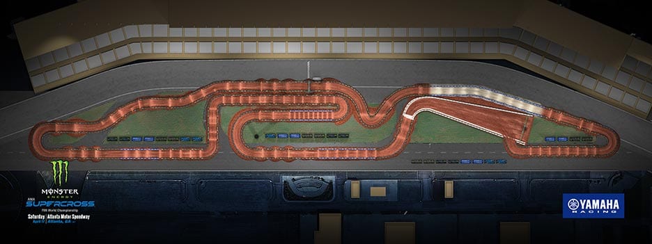 2021 Atlanta 3 Track Map