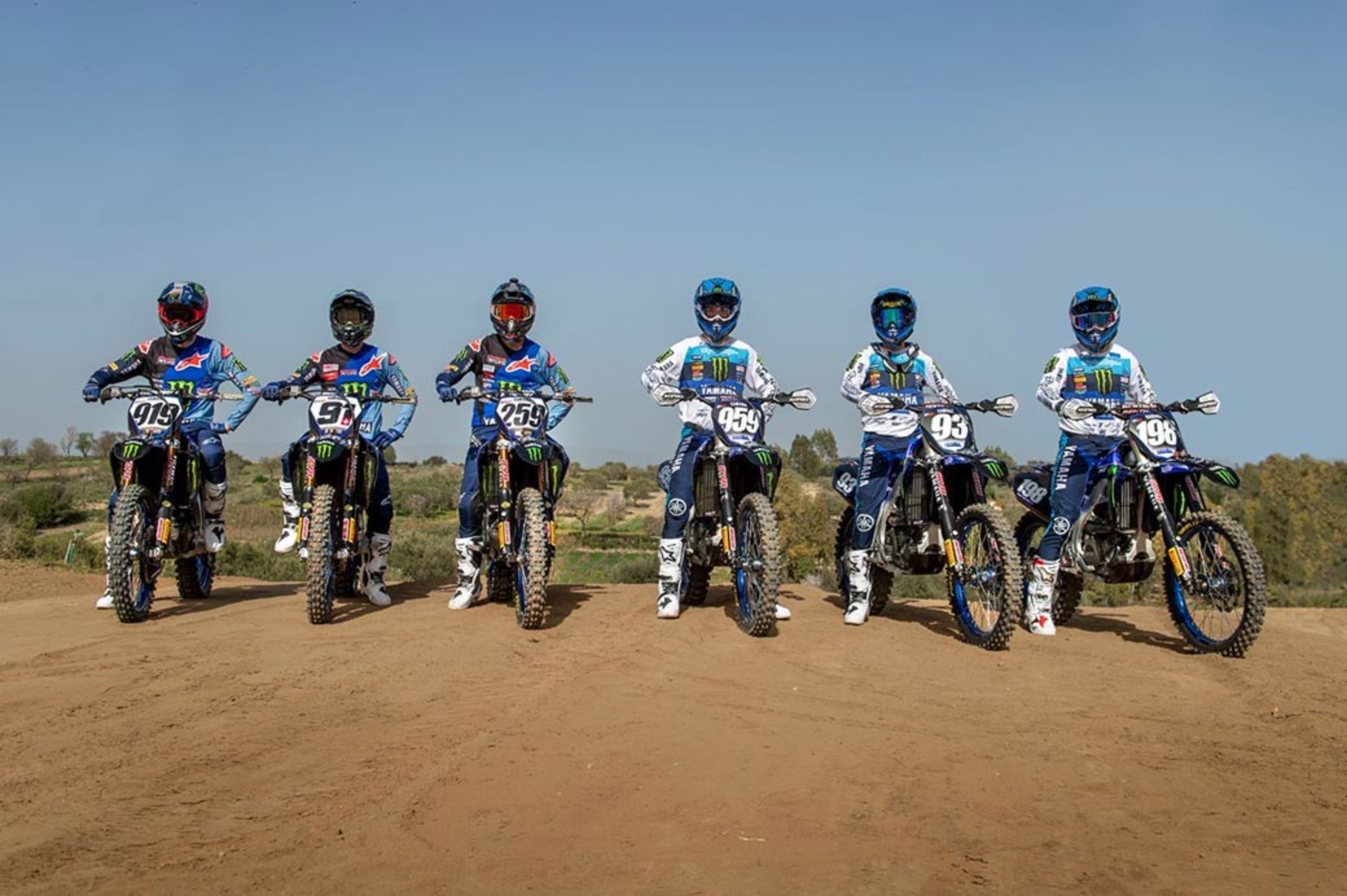 The Monster Energy Yamaha Factory MXGP and MX2 teams flaunt 2021 livery on  track