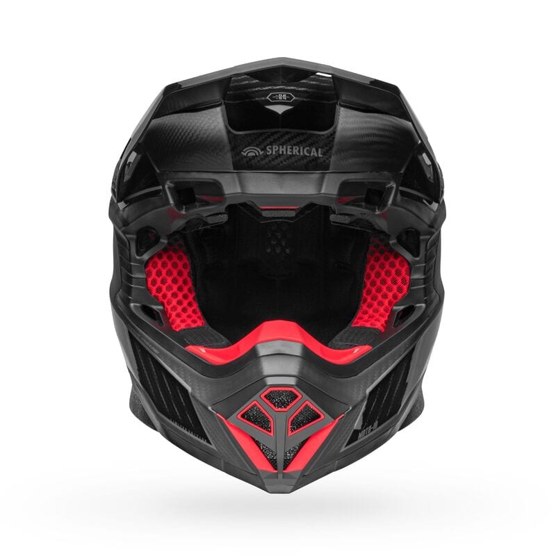 bell-moto-10-spherical-carbon-dirt-motorcycle-helmet-le-rhythm-matte-gloss-black-silver-front