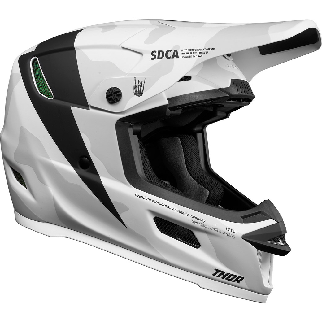 Motocross helmet THOR Reflex Cast White