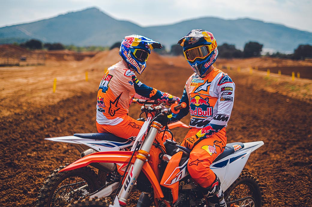 Pro test by World Champions Jeffrey Herlings and Tom Vialle
