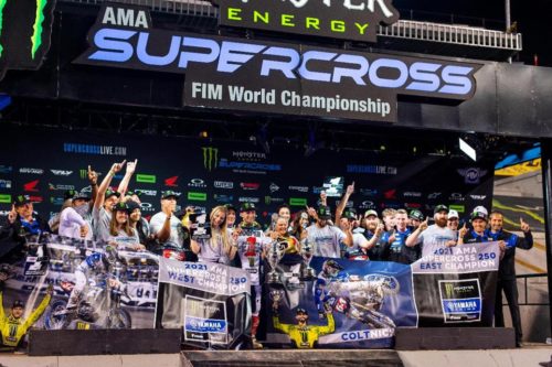 The Monster Energy Star Racing Yamaha team captured both 250SX Class titles, a first for the group