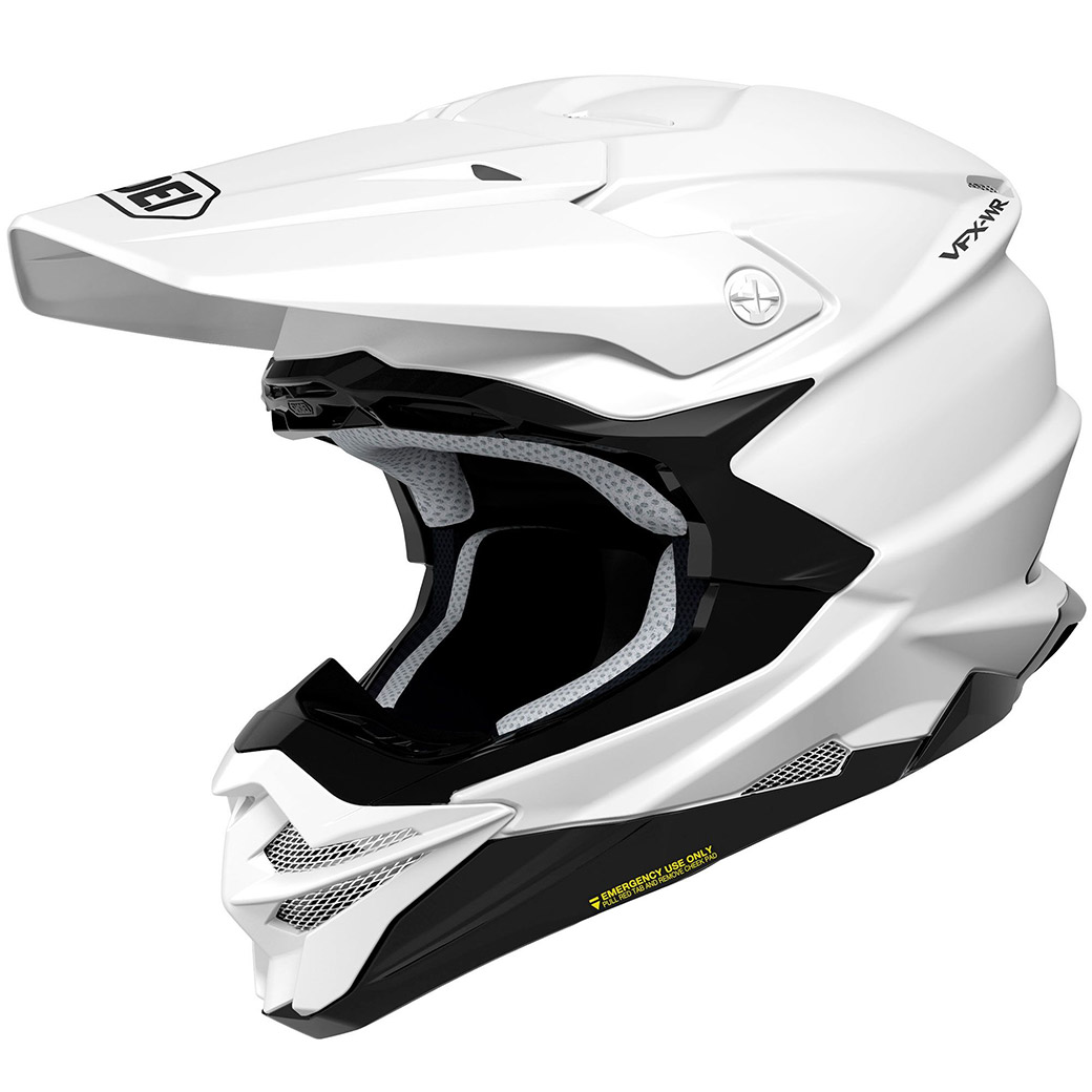 Motocross helmet Shoei VFX-WR White