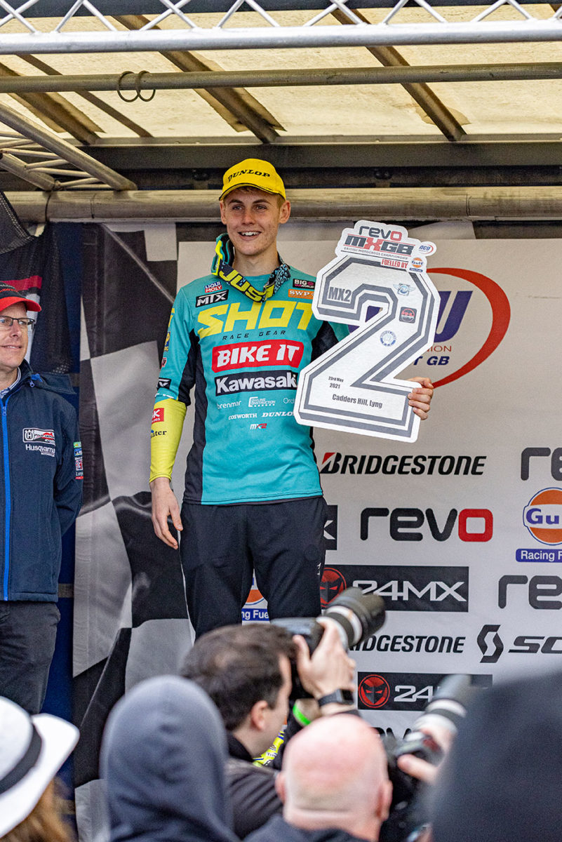 Taylor Hammal enjoys his first MXGB podium