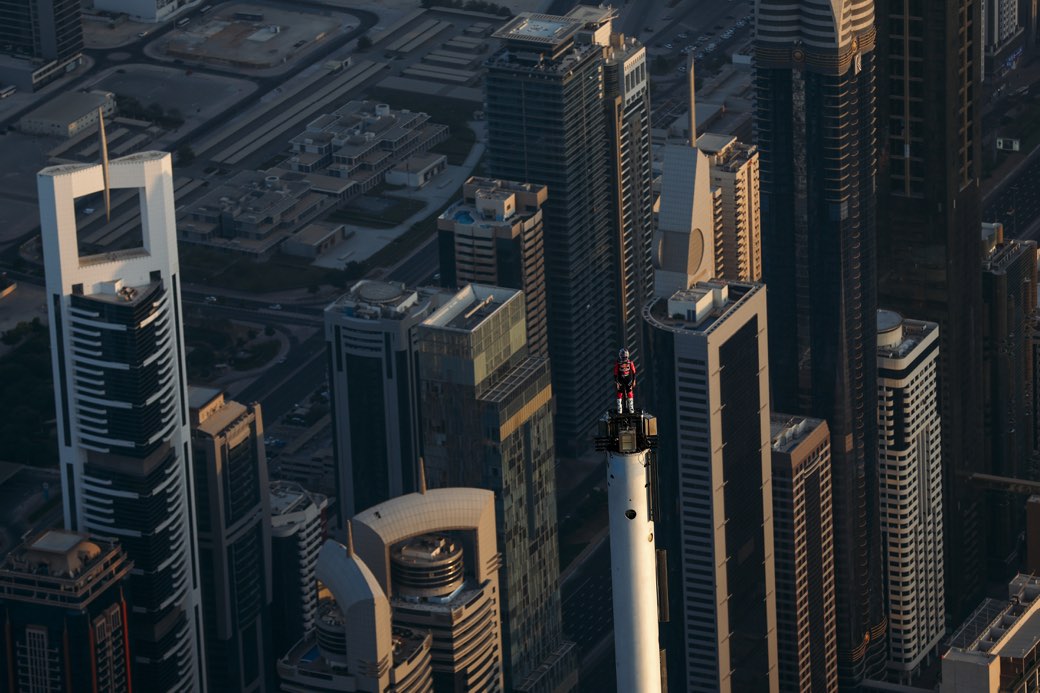 Sam Sunderland on top of the world in Dubai
