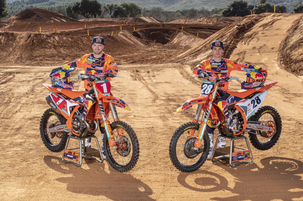 Jeffrey Herlings and Tom Vialle