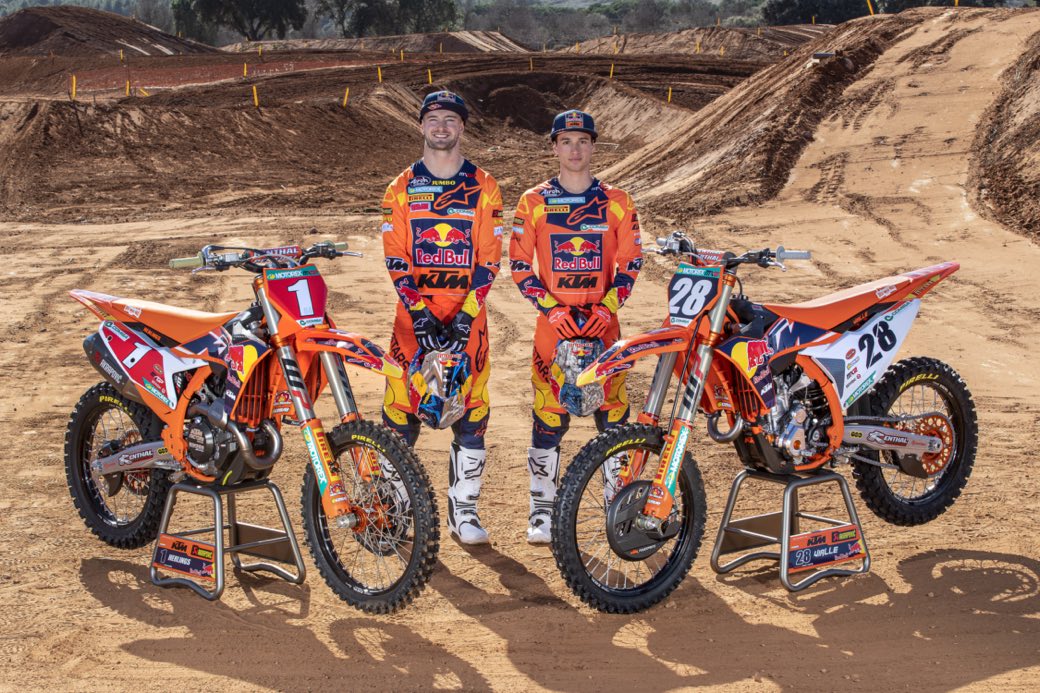 Jeffrey Herlings and Tom Vialle