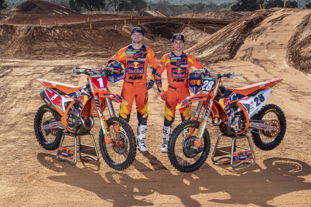 Jeffrey Herlings and Tom Vialle