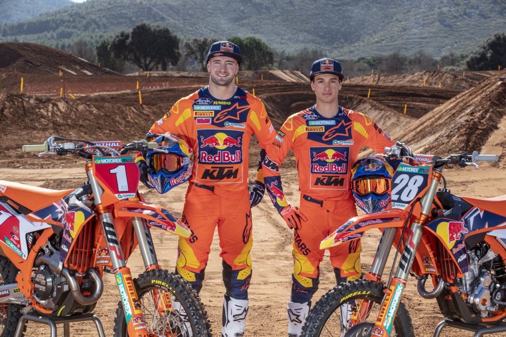 Jeffrey Herlings and Tom Vialle