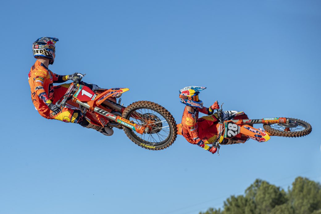 Jeffrey Herlings and Tom Vialle