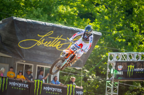Mike Brown's quest for more Loretta's hardware began with a pair of moto wins.